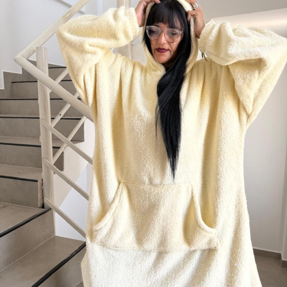 OFERTA ESPECIAL: 2x1 Buzo Manta Peluche Corderito Sherpa Premium ⭐