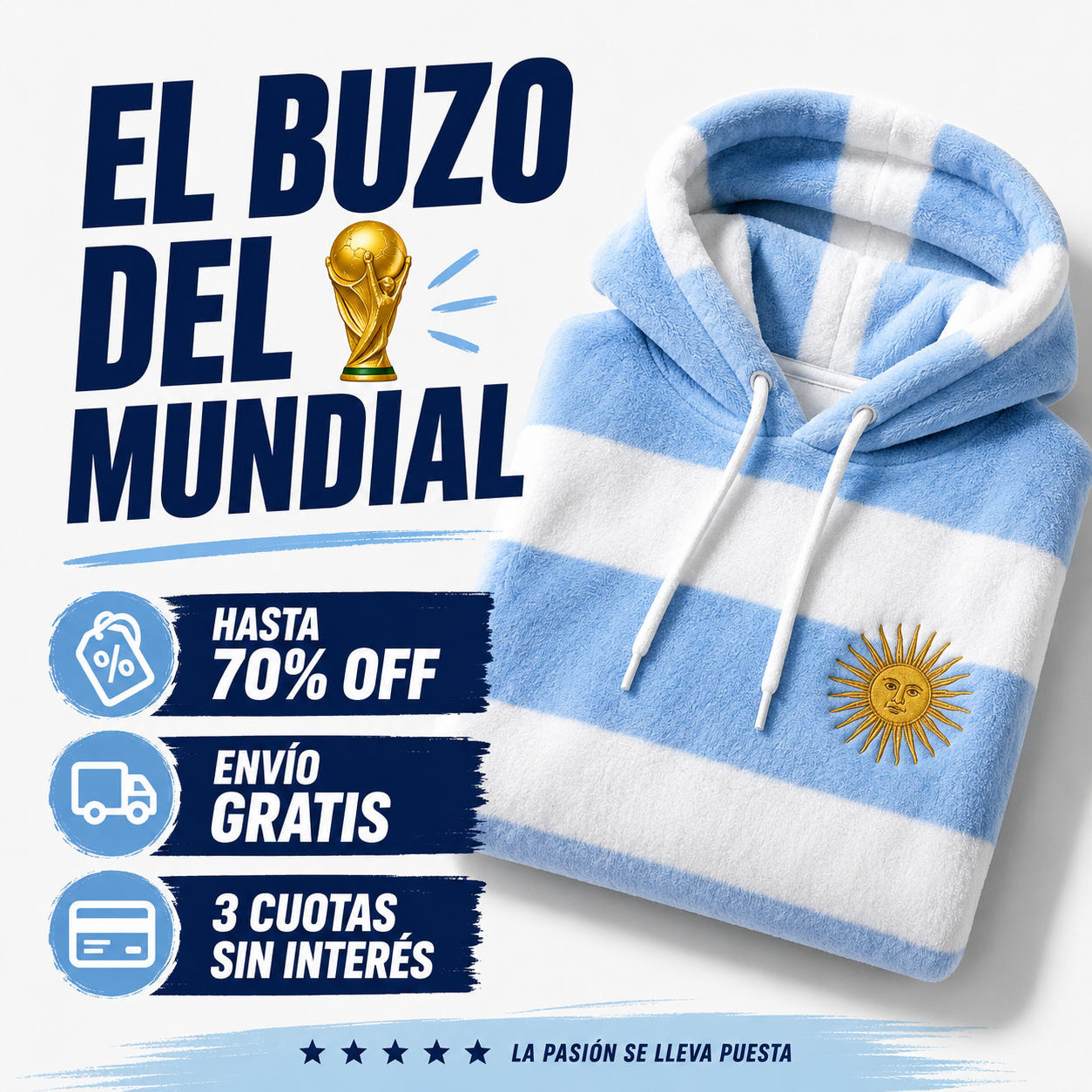 ⏰ OFERTA ESPECIAL: Buzo Mundial Peluche Corderito Sherpa Premium ⭐