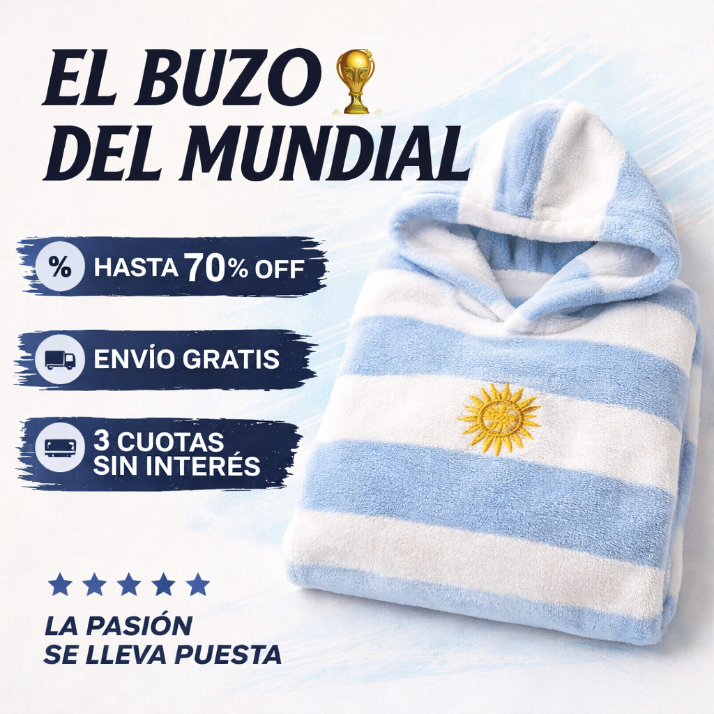⏰ OFERTA ESPECIAL: Buzo Mundial Peluche Corderito Sherpa Premium ⭐